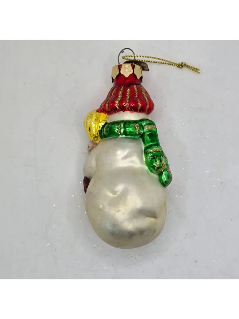 Christmas Ornament Glass Snowman Thomas Pacconi Museum Series 2003 Holiday VTG